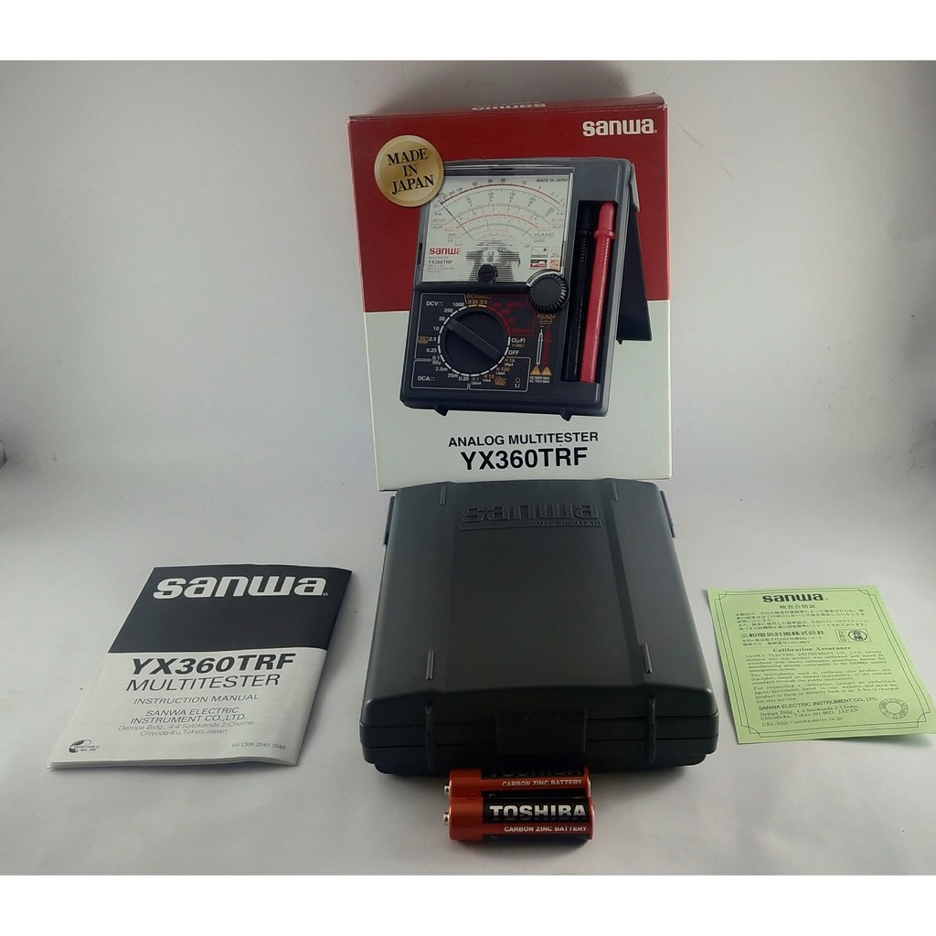 SANWA Analog Multitester มัลติมิเตอร์ รุ่น YX-360TRF ( ของแท้ )