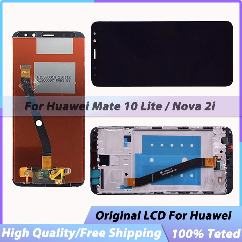 New Original For Huawei Mate 10 Lite LCD RNE-L21 L22 L01 Display Touch Assembly Replacement Parts Fo