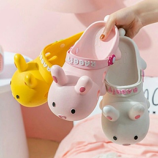 😘พร้อมส่ง💞รองเท้าหัวโตหูกระต่าย3D