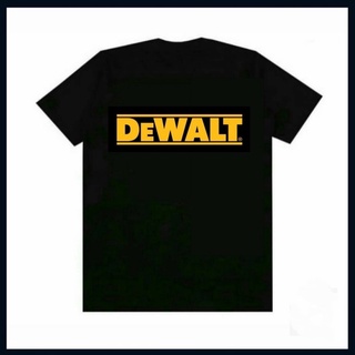 Khanza เสื้อยืดเทคนิค Dewalt สีดํา