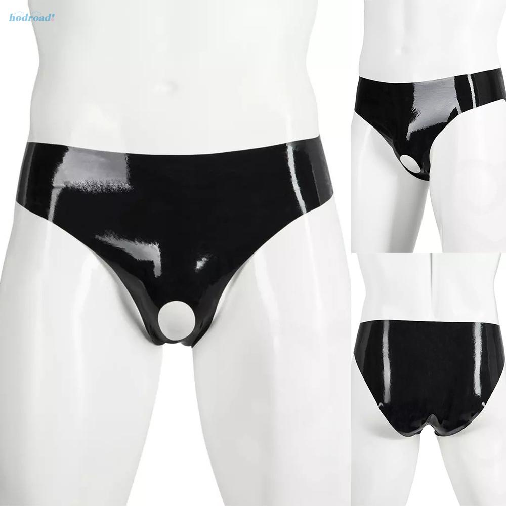 【HODRD】Gay Guy 1*Underwear Black G-String Briefs Open Lingerie S-5XL Size Sexy【Fashion Woman Men】 #1