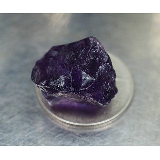 ก้อนพลอยอเมทิสต์ (Amethyst)  17.55 กะรัต (085)