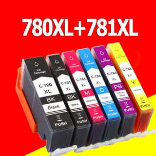 PGI 780XL CLI 781XL หมึก PGI780XL CLI781XL ตลับหมึกสำหรับ TR8570 TS6370 TS8170 TS8270 TS8370 TS9170