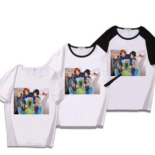 เสื้อยืดลําลอง แขนสั้น พิมพ์ลาย Hetalia Axis Powers 3 มิติ สําหรับผู้ชาย