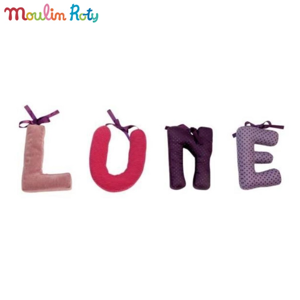 Moulin Roty โมบายผ้าแขวน ตกแต่งเตียงนอน ตกแต่งห้องนอนเด็ก Les Jolis Lune MR-629189