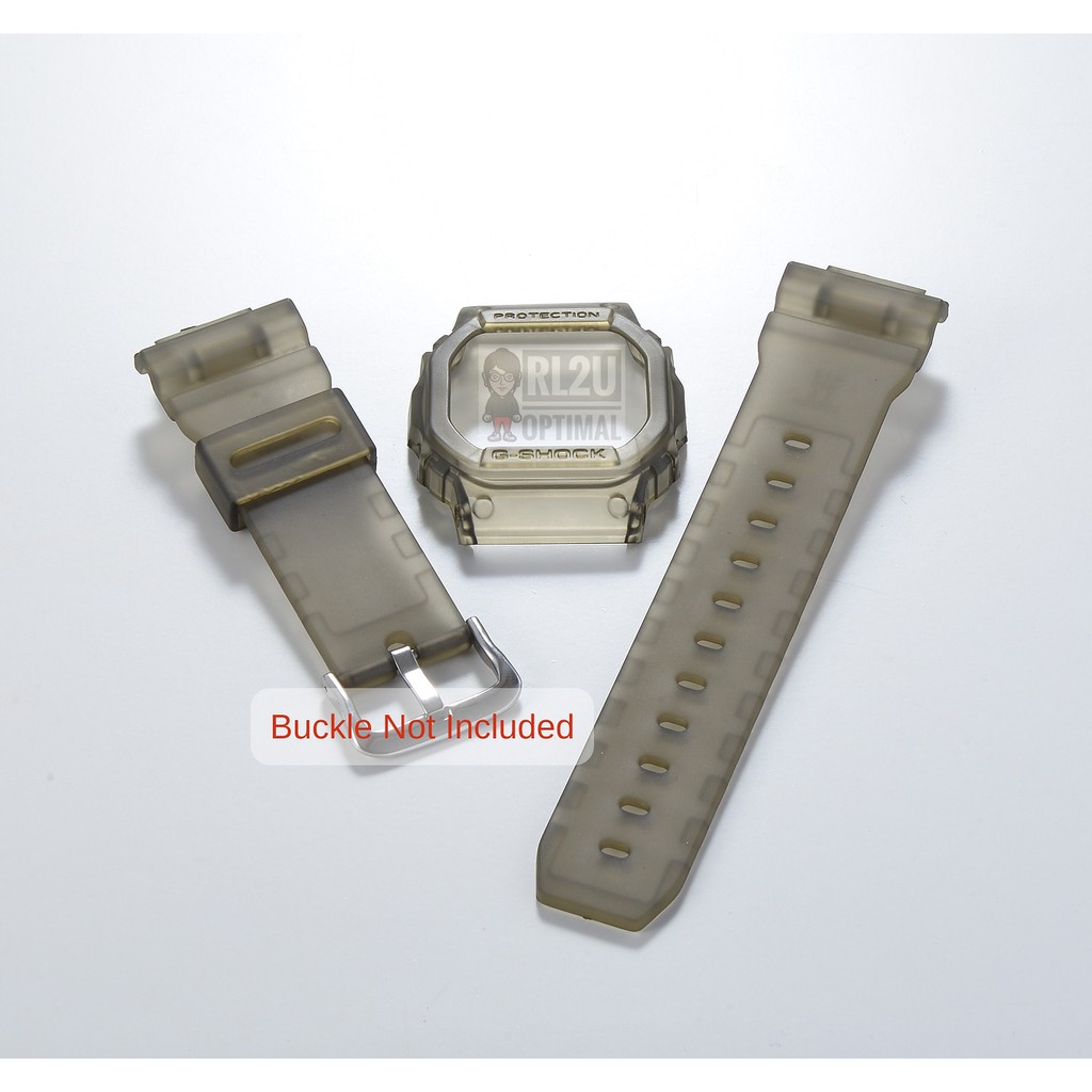 [RL2U] Dw5600 PETAK MATTE BAND และ BEZEL BNB - SMOKE BLACK