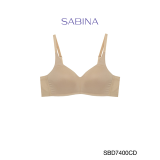 Sabina ซาบีน่า เสื้อชั้นใน Invisible Wire (ไม่มีโครง) รุ่น Perfect Bra รหัส SBD7400CD สีเนื้อเข้ม