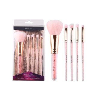 Nee Cara Pink Crystal 5 pcs. Brush (N117)