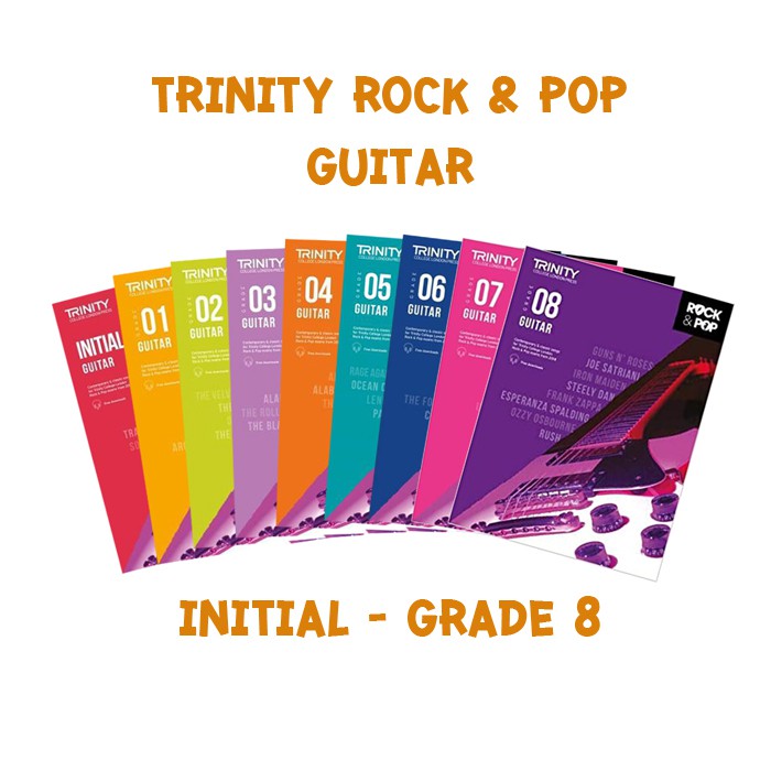 หนังสือสอบกีตาร์ Trinity Rock & Pop Guitar เกรด Initial-8