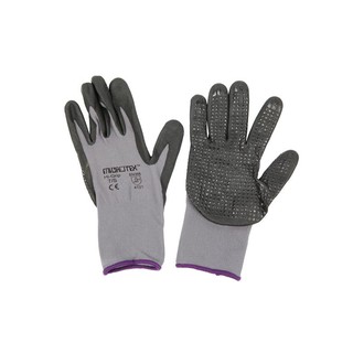 ถุงมือถัก S เทา ไมโครเท็กซ์ HI-GRIP Knitted Gloves S Gray Microtex HI-GRIP