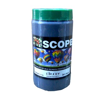 สีสกรีนยาง Scope สีดำ ขนาด 1 กิโลกรัม