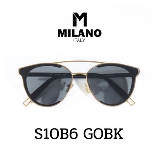 Milano Sunglass แว่นตากันแดด แว่นกรองแสง แว่นตาวินเทจ แว่นสายตา ใส่ได้ทั้งชายและหญิง รหัส S10B6 มีหลายสี พร้อมส่ง