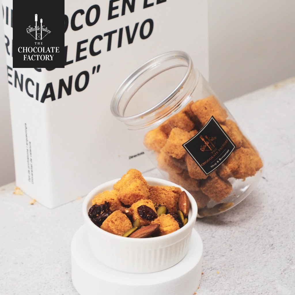 ขนมปังเนยอบกรอบ Crispy butter bite -The Chocolate Factory -