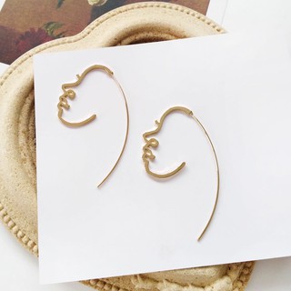 #พร้อมส่ง#  ต่างหูเก๋ๆ สไตล์ เกาหลี เครื่องประดับ earring Jewelry สำหรับผู้หญิง