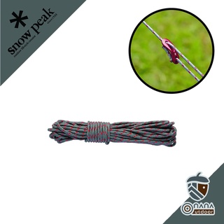 Snow peak Gray Rope Pro. 10m Cut