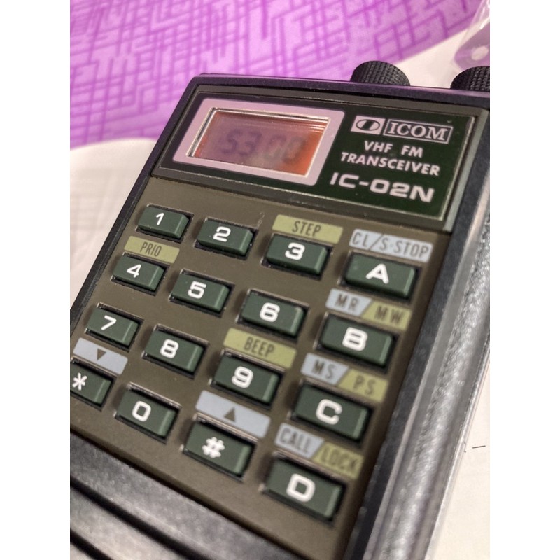 icom ic-02N สำหรับสะสม โชว์ ใช้งาน. ใช้แทนเครื่องเดิม