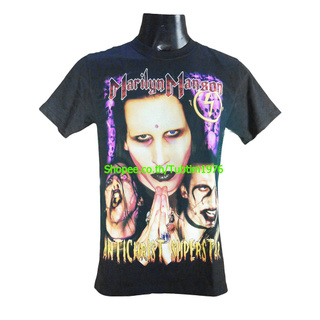 เสื้อยืดสุดเท่เสื้อวง Marilyn Manson เสื้อวงร็อค เมทัล สากล เสื้อวินเทจ มาริลีน แมนสัน MMS1807Sto5XL