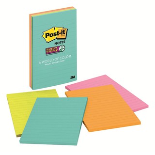 ซุปเปอร์สติ๊กโน้ต ไมอามี โพสต์-อิท 4621-SSMIA Super Sticky Note, Miami Post-It 4621-SSMIA