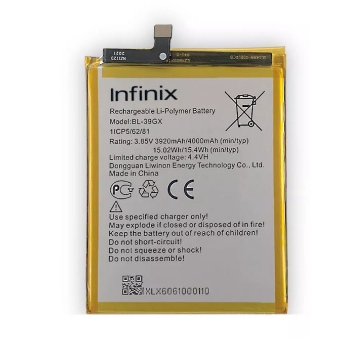 แบตเตอรี่ infinix Hot S3 /X573/X608/BL39GX รับประกัน 3 เดือน มีบริการเก็บเงินปลายทาง #3