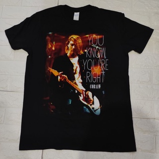 เสื้อวง Nirvana  cobain right 2022