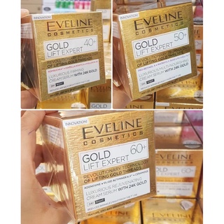 📌Eveline Cosmetics Gold Lift Expert 50+💰 24K Cream Serum Anti-Ageing 50ml. ( EXP. 05/2024 )