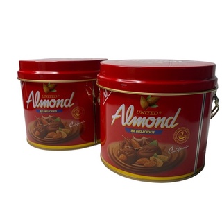 United Almond Coated With Chocolate อัลมอนด์เคลือบซ็อกโกแลต 220g รุ่น กระป๋อง สีแดง 1SETCOMBO/จำนวน 2 กระป๋อง,ปริมาณ 440g ราคาพิเศษ สินค้าพร้อมส่ง