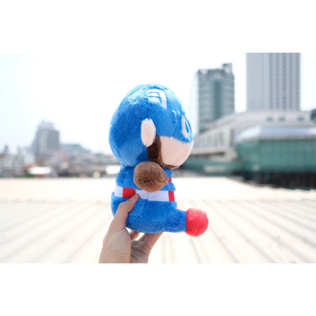 ตุ๊กตา Ironman ไอรอนแมน & Captain America กัปตันอเมริกา & Spiderman สไปเดอร์แมน ผ้าขน ท่านั่ง 9นิ้ว Marvel มาร์เวล ราคา ถูกที่สุด ดีลบีเคเค แกลเลอรีภาพที่ 4