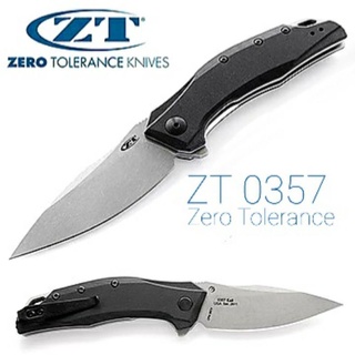 มีดพับ ZT 0357, Zero Tolerance Blade D2