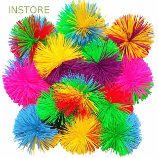 INSTORE Decompression Toy Monkey Stringy Balls Autism Baby Stretchy Ball Rainbow Fidget Sensory Ball Toy Balls 6cm/9cm Elastic Funny Toy Rainbow Ball Special Needs Bouncy Stress Balls