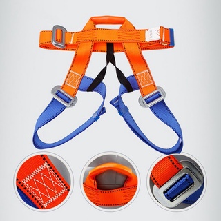 เข็มขัดเซฟตี้ เข็มขัดนิรภัย Safety Belt รับน้ำหนักได้มากถึง 270 kg สายรัดกลางแจ้ง ที่นั่งเข็มขัดพยุงตัวปีนเขาห่วงปรับระด