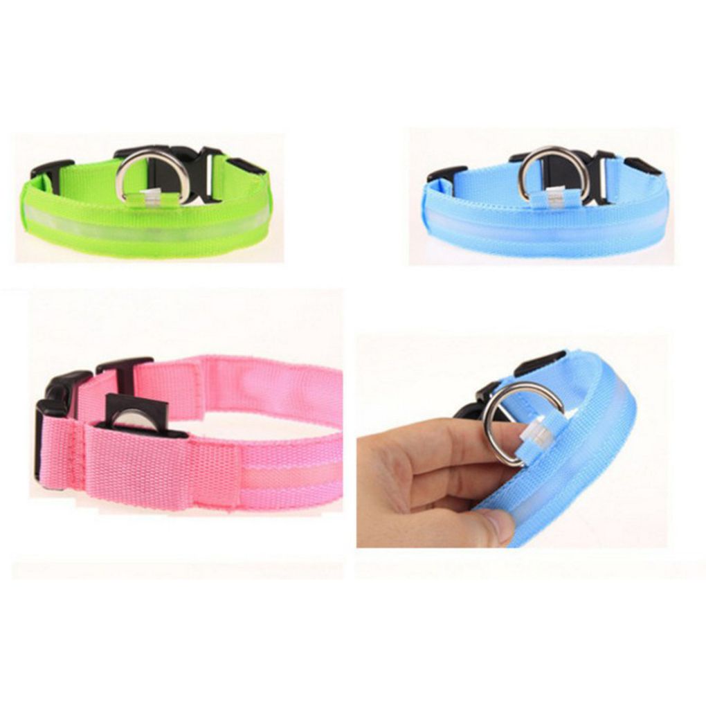 [GLOBAL] LED Pet Dog Collar Flashing Glow Dog Leash Neck Belt Collars