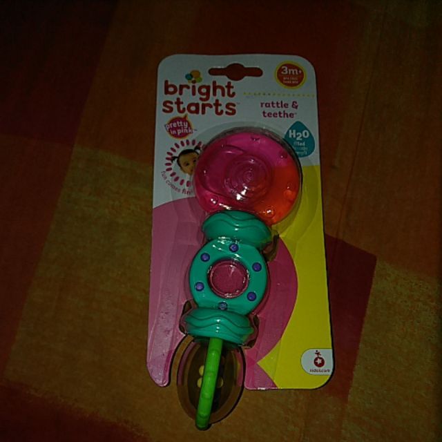 BRIGHT STARTS PRETTY IN PINK RATTLE &amp; TEETHER (3M+)