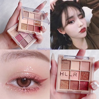 HLLR COCO VENUS(ใหม่/แท้)พาเลทอายแชโดว์ 9 สี เนื้อดินน้ำมัน เนื้อใยไหม ประกายชิมเมอร์ Eye shadow 9 color palette