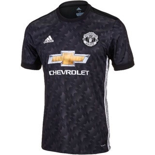 เสื้อกีฬาแขนสั้น ลายทีม Manchester United Away Player Version 2017/18