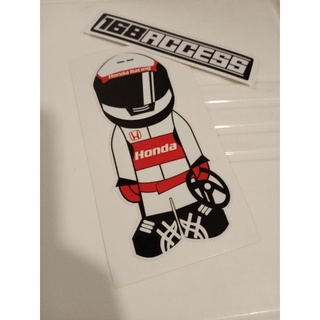 สติ๊กเกอร์ Honda Racing Mascot Sticker