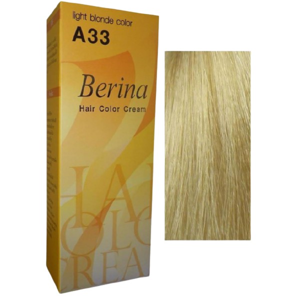 Berina Hair Color Cream ครีมปลี่ยนสีผม (เบอรินา) โกรก ย้อม