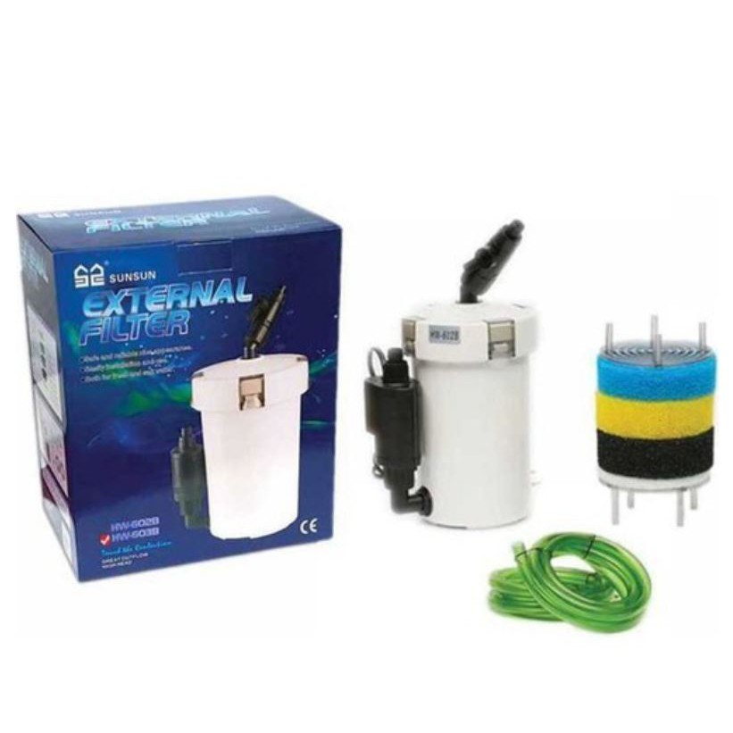 SunSun HW 603B Filter with Pump - ตัวกรองสําหรับตู้ปลาและตู้ปลา - ระบบกรองน้ําคุณภาพสูง