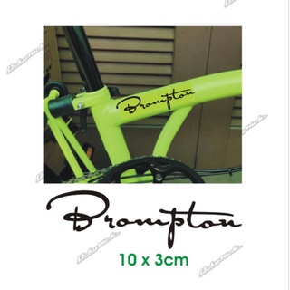 Promo สติกเกอร์ BROMPTON SIGNATURE สําหรับติดตกแต่งรถจักรยาน รุ่นลิมิเต็ด