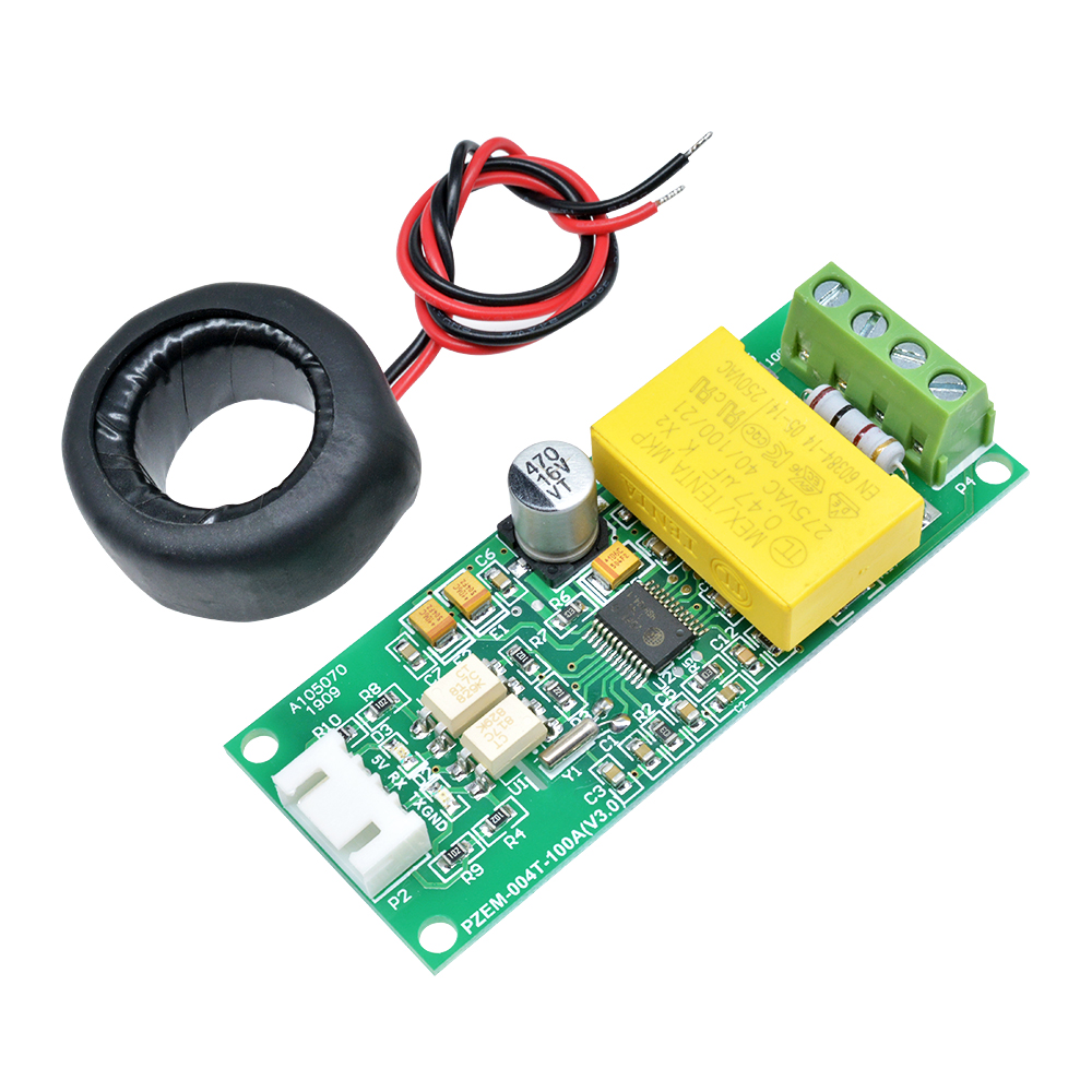 DIYMORE CT 100A โมดูลแผงวงจร ทดสอบกระแสไฟฟ้า แรงดันไฟฟฟ้า PZEM-004T สำหรับ for arduino TTL COM2\COM3\COM4 0-100A 80-260V
