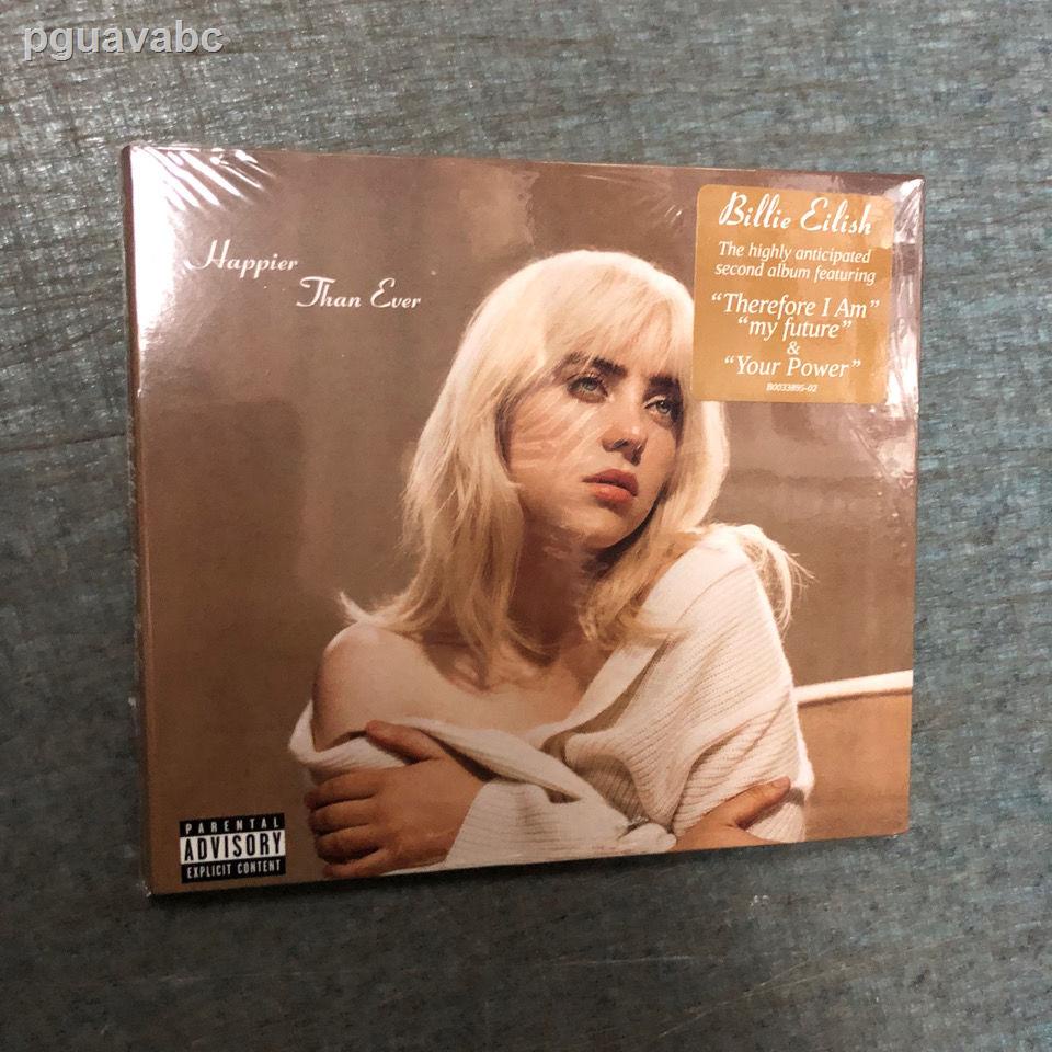 ☄ 【CD】 Billie Eilish Happier กว่าที่เคย New CD Yellow Cover