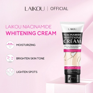 Laikou Niacinamide ไวท์เทนนิ่งครีม ให้ความชุ่มชื้น ลดจุดด่างดํา ปรับสีผิวให้กระจ่างใส 100 กรัม