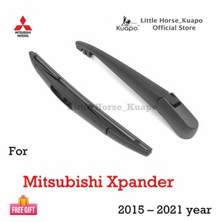 Kuapo ที่ปัดน้ำฝนด้านหลัง มิตซูบิซิ Xpander Mitsubishi Xpander 2014 ถึงตอนนี้ (ชุด/ก้าน/ยางใบมีด/ฝาครอบน็อต) ปัดน้ำฝน กระจก หลัง