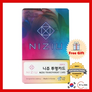 K-POP IDOL NIZIU อะคริลิคโปร่งใส โฟโต้การ์ดคุณภาพสูง ชุด 25pcs