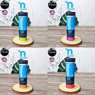 [Nuun]  Hydration Sport + Caffeine for Exercise 10 Tablets อิเล็กโทรไลต์ เกลือแร่ แบบเม็ดฟู่