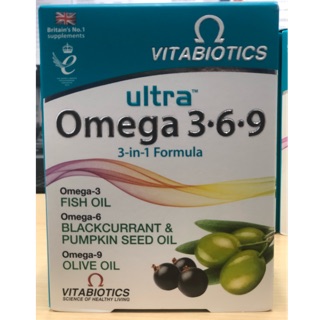 Ultra Omega 3.6.9 60 capsules ส่งตรงจากอังกฤษ