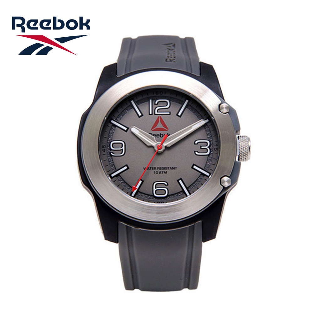 Reebok Watch รุ่น RD-3CT-G2-PBIA-A4 นาฬิกาข้อมือสายซิลิโคนเทาเข้ม