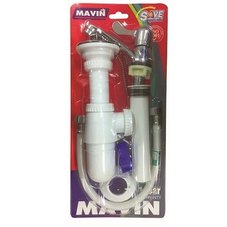 ชุดก๊อกอ่างล้างหน้าครบชุด MAVIN S-M2210