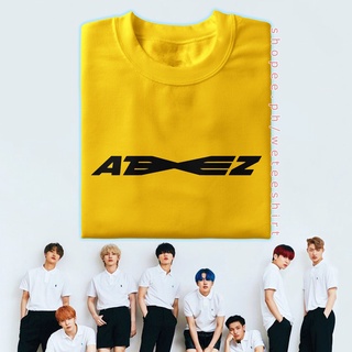 เสื้อยืดผ้าฝ้าย ชุดเสื้อยืด KPOP Ateez / สินค้าเสื้อเชิ้ต Atiny