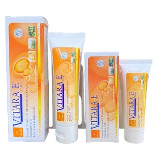 #ลดรอยแผลเป็นจากสิว Vitara-E Cream ไวทาร่า อี ครีม 25 กรัม และ 50 กรัม [20915/20916]