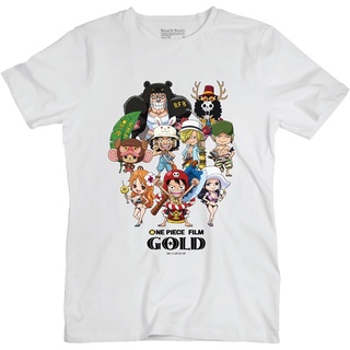 เสื้อยืดลายOne Piece Film Gold